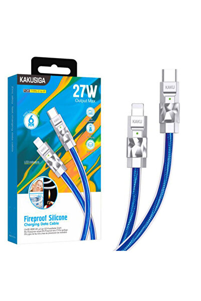 KAKUSİGA Cablu Date si Incarcare (KSC-956), USB-C la Lightning, PD27W, QC3.0,...