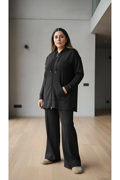 Curly ΣΕΤ ΜΑΥΡΟ ΜΟΝΤΕΡΝΟ ΥΦΑΣΜΑΤΙΚΟ ΦΕΡΜΟΥΑΡ