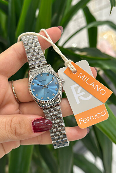 Ferrucci Çelik Kordon Su Geçirmez Garantili Kadın Kol Saati