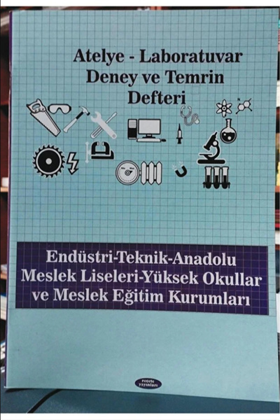 Anadolu ورقة غلاف من الورق المقوى لتجربة معمل وورقة تيمرين 32 ورقة (64 صفحة)