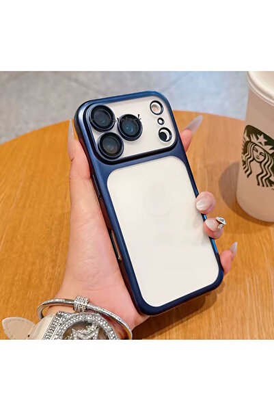 m.tk moveteck iPhone 17 Pro Case Full Camera Protection Metallic Shiny Color Edge Soft Silicone Lens Cover