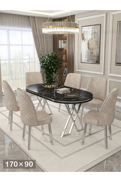 Hardalım Consept LİFOS Mutfak Masası Takımı Yemek Odası Takımı Salon Takımı