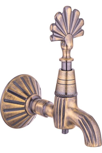 Filia Yapı 1/2 Heavy Duty Tavroz Ottoman Faucet Antique Yellow