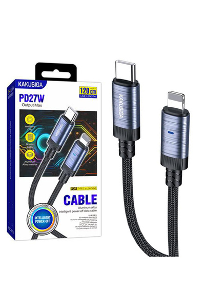KAKU Cablu de date și încărcare (KSC-972), USB-A la Lightning, 3A, Smart On-O...