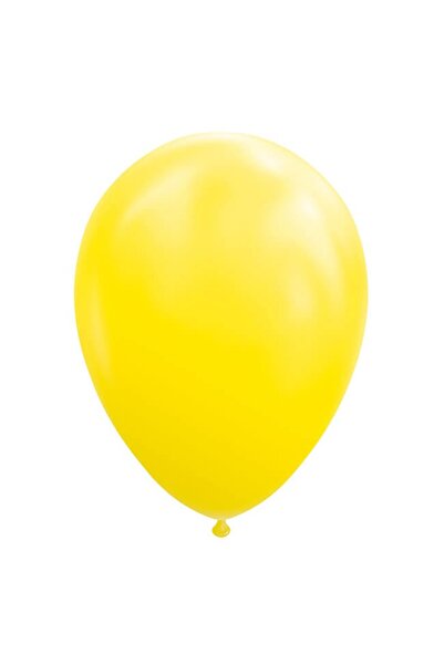 Teo Set 12 Baloane, , din Latex Standard, 13 cm, Galben