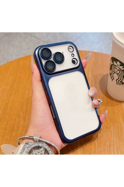 m.tk moveteck iPhone 17 Pro Max Case Full Camera Protection Metallic Shiny Color Edge Soft Silicone Lens Cover