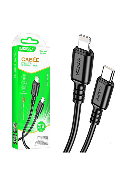 KAKU Cablu Date si Incarcare (KSC-982), USB-C la Lightning, PD20W, QC3.0, 1m,...