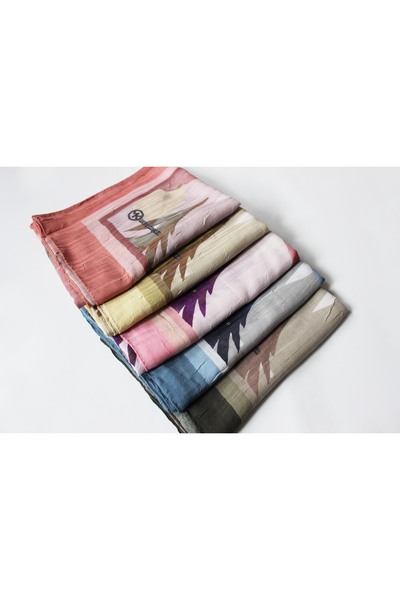 Modakaşmir Ferret Pattern Bamboo Shawl