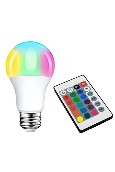 Bogadini Bec LED RGB+Alb cu telecomanda, 9W, soclu E27