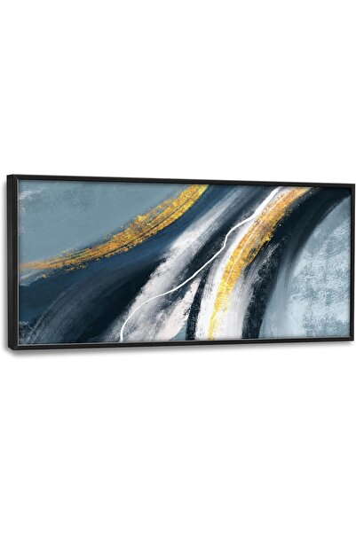 ALAYRA International Beautiful Framed Canvas Wall Art 50x100 cm with Outer Fr...