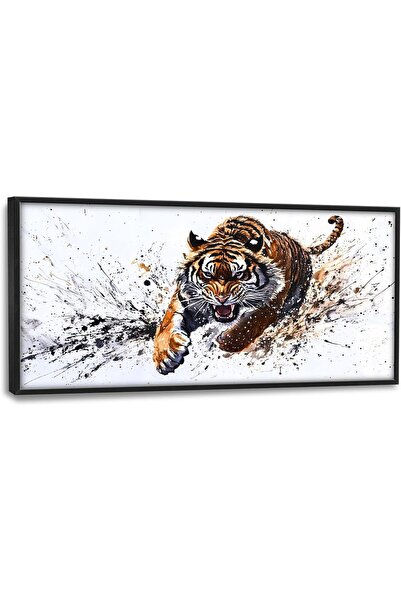 ALAYRA International لوحة فنية جدارية قماشية جميلة بإطار خارجي مقاس 50×100 سم...