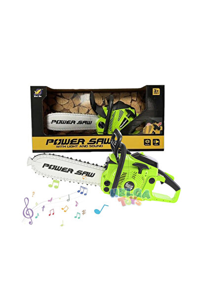 Supermarketul Copiilor Drujba de Jucarie Mare, Actiune cu Sunete Realiste, Lant Rotativ, Verde cu Negru