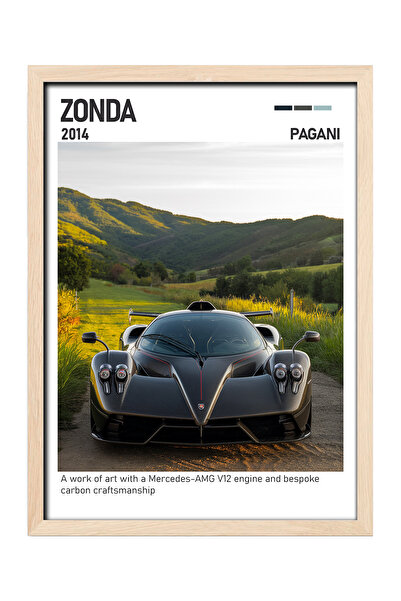 gxe.art Zenvo ST1 Slika na drvenom posteru – Danski hiperautomobil