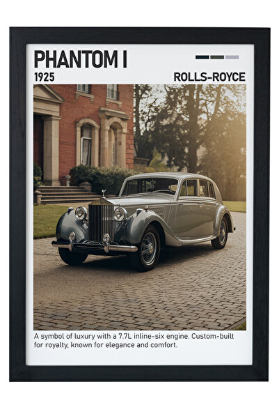 gxe.art Rolls-Royce Phantom Slika na drvenom okviru – Ultra luksuz