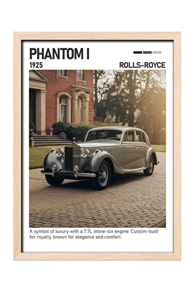 gxe.art Rolls-Royce Phantom Slika na drvenom okviru – Ultra luksuz