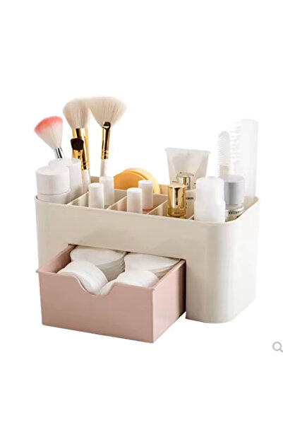 aba nails Dekoratif Masa Üstü Organizer Makyaj Manikür Aletleri Kalemlik Fırç...