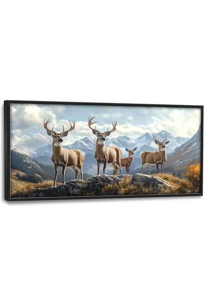 ALAYRA International لوحة فنية جدارية قماشية جميلة بإطار خارجي مقاس 60×120 سم...