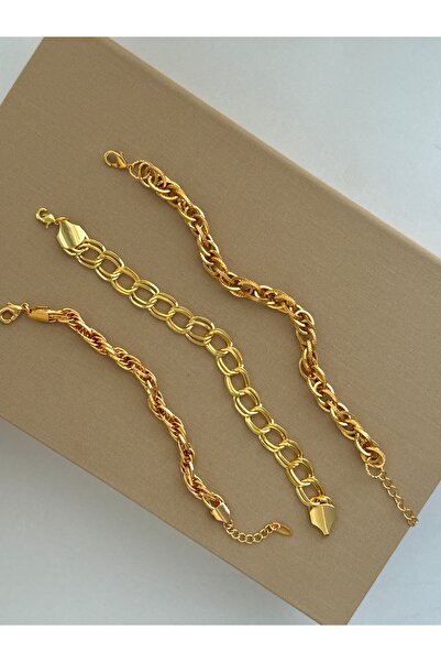 YOUES JEWELRY Jeweler Model Chain Gold Women's Bracelet