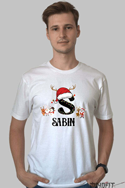 GILDAN Tricou Craciun Sabin Litera S Cu Reni Si Mosul 2 Barbat