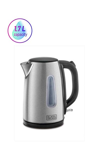 Black&Decker BLACK+DECKER Electric Kettle With Stainless Steel Body 1.7 L 2200 W JC450-B5 Silver/Black