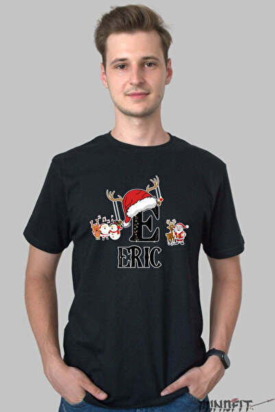 GILDAN Tricou Craciun Eric Litera E Cu Reni Si Mosul Barbat