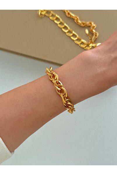 YOUES JEWELRY Jeweler Model Chain Gold Women's Bracelet