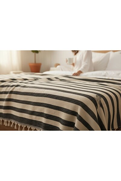 TECHTACT بطانية مزدوجة من القطن الطبيعي 100% مقاس 200x240 سم، ناعمة الملمس، خ...