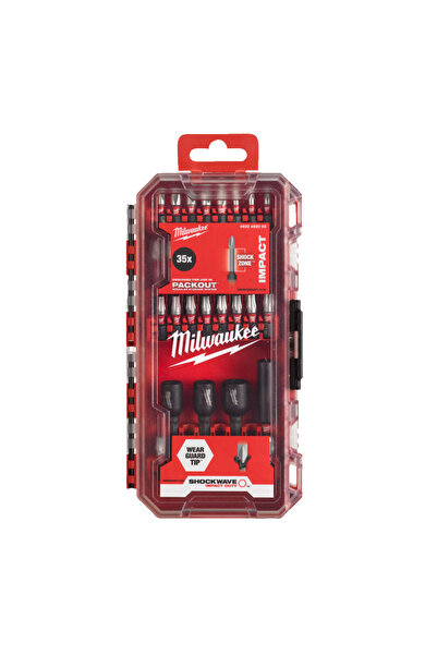 Milwaukee Electric Tool Set biți ShockWave, 35 bucăți