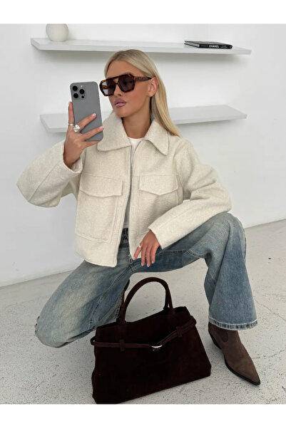 eybetsa Women's Short Crop Jacket