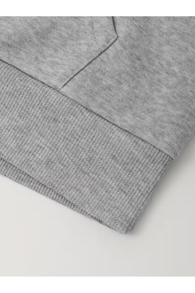 LAYORA Men's Loose Cut Moon Thief Printed Pocket Hooded Sweatshirt, Autumn/Winter