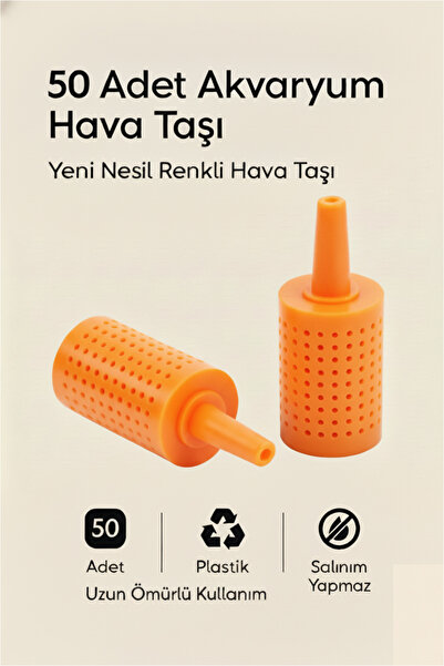 Meeori 50 Adet Toptan Hava Taşı – Akvaryumlar İçin Yüksek Verimli Oksijenleme...