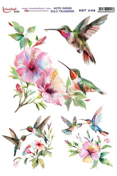 İstanbul Hobi Dark Background Water Transfer Paper 25X35Cm Kst-148