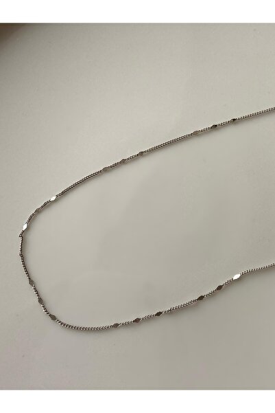 Freyja Aksesuar İnce Zincir Aynalı Kolye Xuping Silver