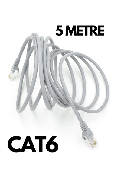 HQ SPEED Cat6 Ethernet Cable 5 Meters - 1000 Mbps Gigabit High Speed Rj45 Patch Network Cable