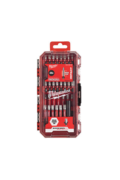 Milwaukee Electric Tool Set biți ShockWave, 38 bucăți