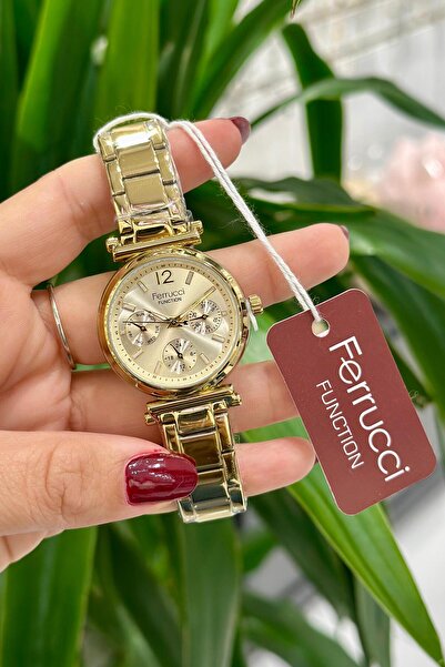 Ferrucci Çelik Kordon Su Geçirmez Garantili Kadın Kol Saati