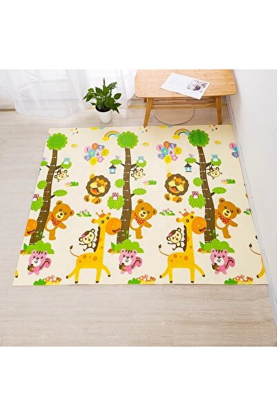 DELT Katlanabilir Çift Taraflı Oyun Matı-Oyun Halısı 150x200X1 Cm (TAŞIMA ÇANTALI)