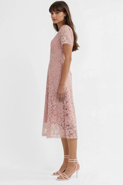 Hiccup Lace A-Line Midi Dress