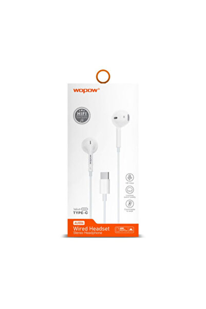 Generic Wobo wired headphones with Type-C port