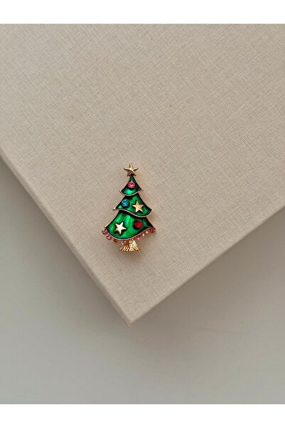 YOUES JEWELRY ÇELİK YILBAŞI BROŞU KADIN ERKEK UNİSEX