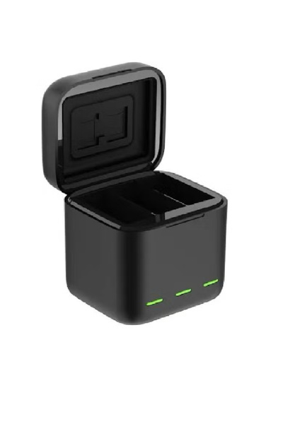 Generic Action Camera 3-Port Battery Charger – Fast Charging Dock for GoPro HERO 6, 7, 8, 9, Portable