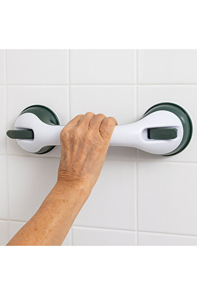 toptantr EFMEKS Vakumlu Tutunma Barı – Duş / Banyo Kaymaz Tutma Kolu