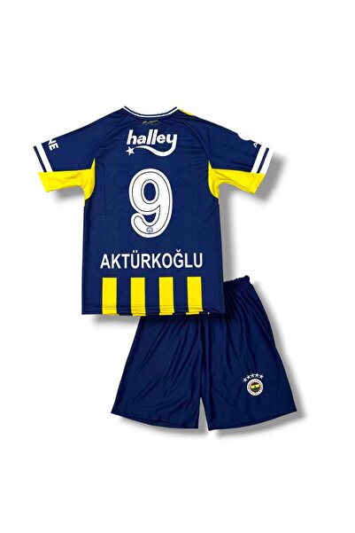 FOLKLORİST Fener'bâhçê\\Kerem Aktürkôğlu 2026 Çubuklu Yeni Sezon Çocuk Futbol Forması 2'Li Seti (jersey)