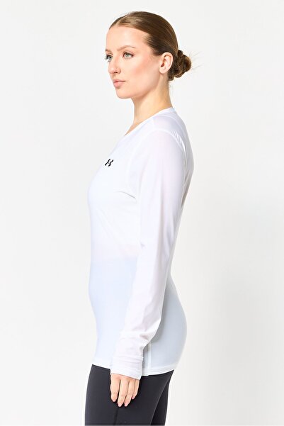 Under Armour Women Sportswear Fit Long Sleeve Training T-Shirt, Off White