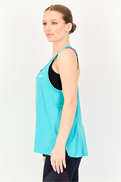 Under Armour Women Loose Fit Sleeveless Training Tank Top, Green