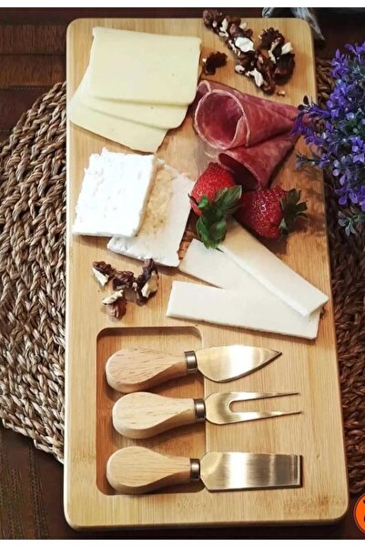 ELİFSU HOME Bamboo Cheese Presentation Tray