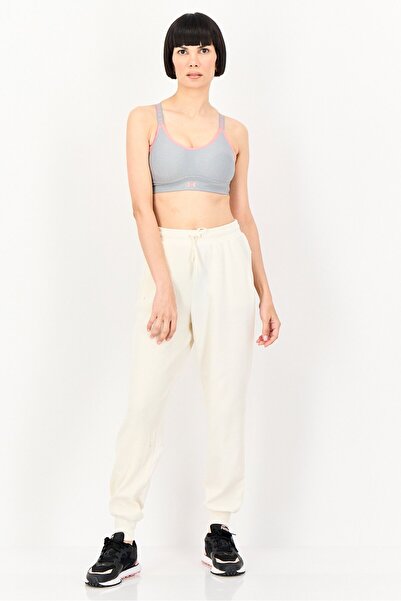 Under Armour Women Brand Logo Padded Training Sports Bra, Grey