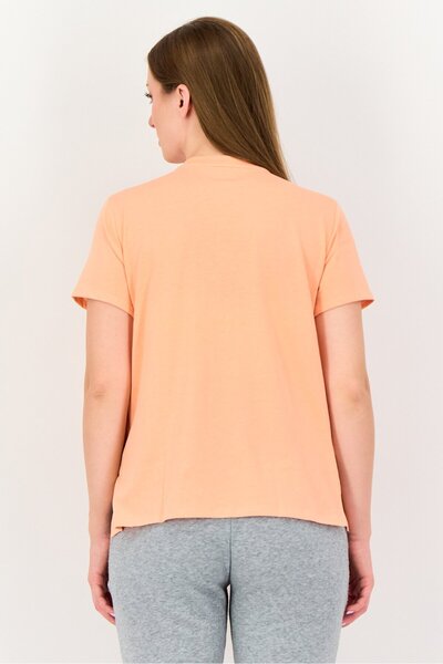 Under Armour Women Loose Fit Short Sleeve Running T-Shirt, Coral