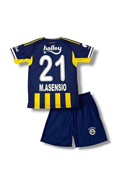 FOLKLORİST Fener'bâhçê\\Mârco Asensio 2026 Çubuklu Yeni Sezon Çocuk Futbol Fo...