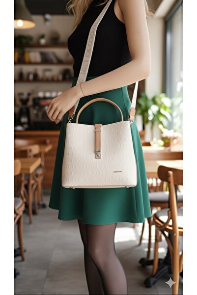 Just Polo Women's Original Adjustable Long Strap Medium Size Hand and Shoulder Bag Shopper